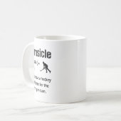 Gramsicle Funny Ice Hockey Grandma Sicle Definitio Kaffeetasse (Vorderseite Links)