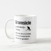 Gramsicle Funny Ice Hockey Grandma Sicle Definitio Kaffeetasse (Links)