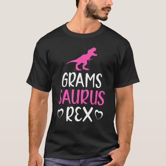 Gramssaurus Rex Dinosaur Grams Saurus Family T-Shirt (Vorderseite)
