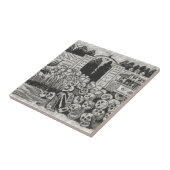 Gran Calavera Electrica Fliese (Seite)