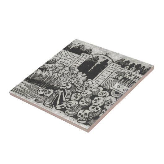 Gran Calavera Electrica Fliese (Seite)