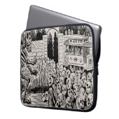 Gran Calavera Electrica Laptopschutzhülle (Vorderseite Links)