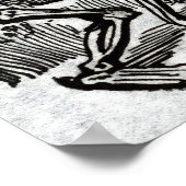 Gran Calavera Electrica Poster (Ecke)