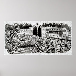 Gran Calavera Electrica Poster