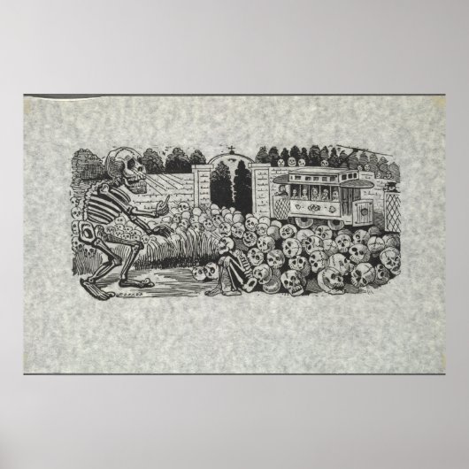 Gran Calavera Electrica Poster (Vorne)