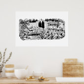 Gran Calavera Eléctrica von José Guadalupe Posada Poster (Küche)