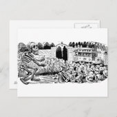 Gran Calavera Eléctrica von José Guadalupe Posada Postkarte (Vorne/Hinten)