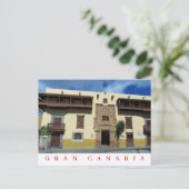 Gran Canaria Casa Museo de Colón Aussicht Postkart Postkarte (Stehend Vorderseite)