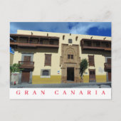 Gran Canaria Casa Museo de Colón Aussicht Postkart Postkarte (Vorderseite)