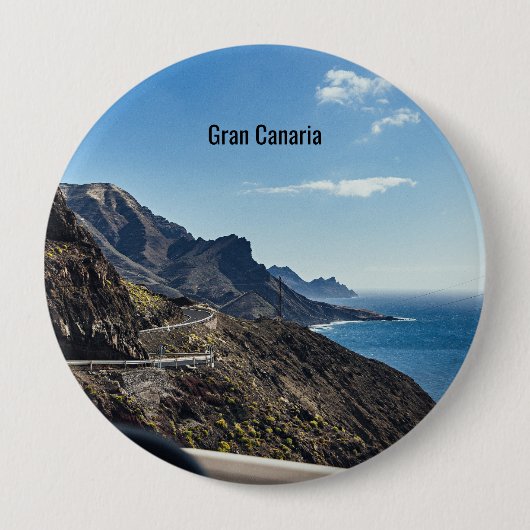 Gran Canaria (Kanarische Insel), Spanien, Button (Vorderseite)
