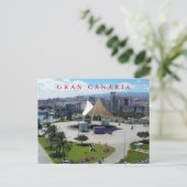 Gran Canaria Las Palmas Aussicht Postkarte (Stehend Vorderseite)