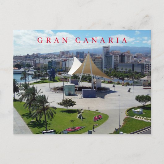 Gran Canaria Las Palmas Aussicht Postkarte (Vorderseite)
