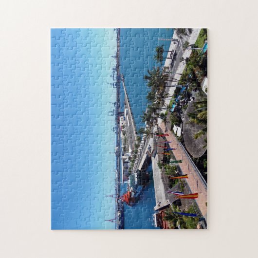 Gran Canaria Las Palmas Harbour Puzzle (Vertikal)