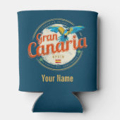 Gran Canaria Parrot Kanarische Inseln Spanien Vint Dosenkühler (Rückseite)