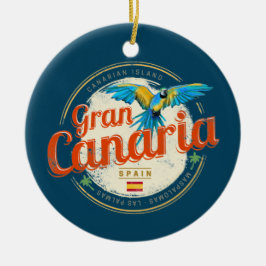 Gran Canaria Parrot Kanarische Inseln Spanien Vint Keramik Ornament