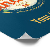 Gran Canaria Parrot Kanarische Inseln Spanien Vint Poster (Ecke)