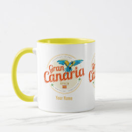 Gran Canaria Parrot Kanarische Inseln Spanien Vint Tasse