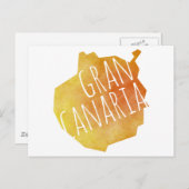 Gran Canaria Postkarte (Vorne/Hinten)