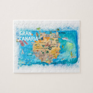Gran Canaria Reiseplan Puzzle
