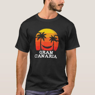 Gran Canaria Retro Sunset Sommer Vintager Urlaub T-Shirt