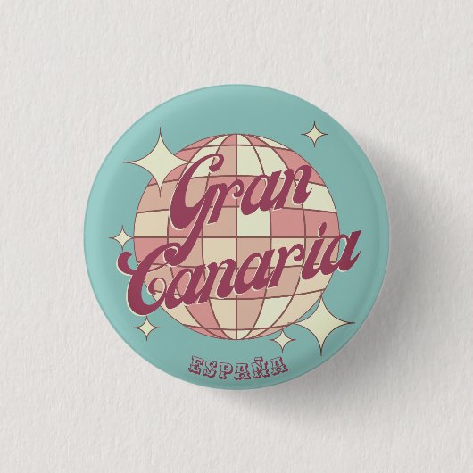 Gran Canaria Spanien Tourismus Souvenir Button (Vorderseite)