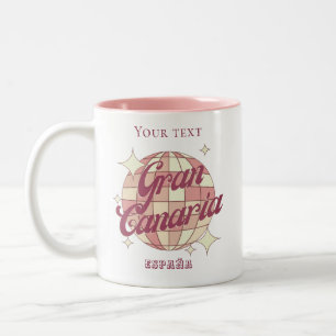 Gran Canaria Spanien Tourismus Souvenir Dekor Zweifarbige Tasse