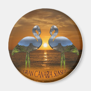 Gran Canaria Sunset Magnet