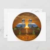 Gran Canaria Sunset Postkarte (Vorne/Hinten)