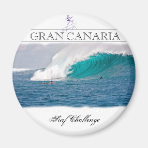 Gran Canaria Surf Challenge Moderner Magnet