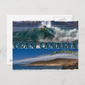 Gran Canaria Surf Challenge Postkarte (Vorne/Hinten)