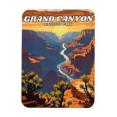 Gran Canyon National Park Illustrationsprogramm Magnet (Vertikal)