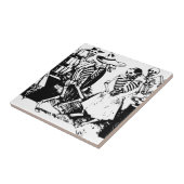 Gran-Fandango-Mexikanerskelette Fliese (Seite)