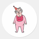 Gran Gran Gran Big Baby Sticker (Vorderseite)