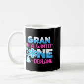 Gran In A Winter Onederland Bday Girl Sweet Snowfl Kaffeetasse (Links)