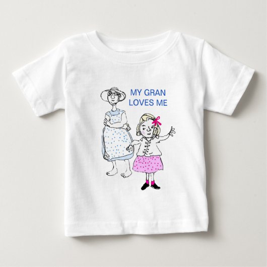 Gran Lieben mir Baby T-shirt (Vorderseite)