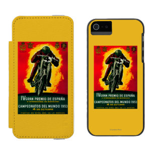 Gran Premio de Espana Vintage PosterEurope Incipio Watson™ iPhone 5 Geldbörsen Hülle