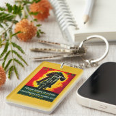 Gran Premio de Espana Vintage PosterEurope Schlüsselanhänger (Vorderseite rechts)