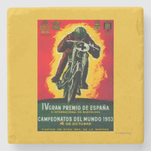 Gran Premio de Espana Vintage PosterEurope Steinuntersetzer