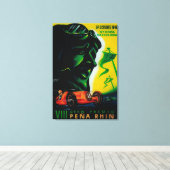 Gran Premio Pena Rhin Vintag Poster Europe Leinwanddruck (Insitu (Holzboden))