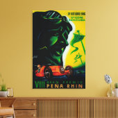 Gran Premio Pena Rhin Vintag Poster Europe Leinwanddruck (Insitu (Wohnzimmer))