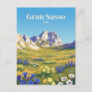 Gran Sasso d'Italia Italien Postkarte