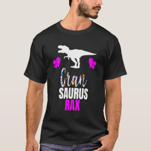 Gran Saurus Rex Nanasaurus Grandma Mutter Day Bi T-Shirt