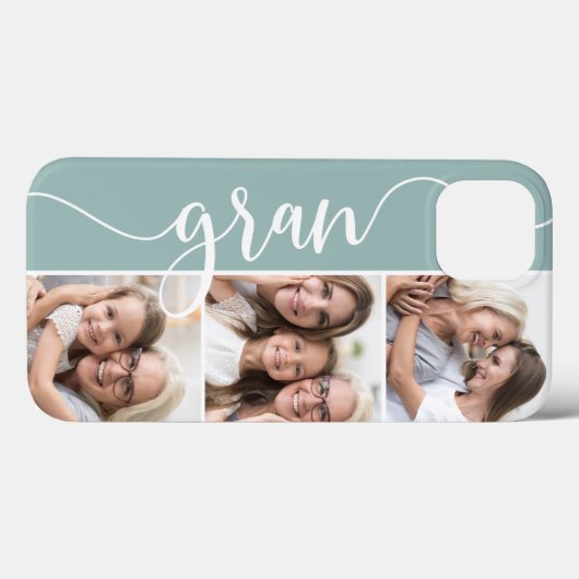 Gran Script Oma Foto Collage Case-Mate iPhone Hülle (Rückseite (Horizontal))