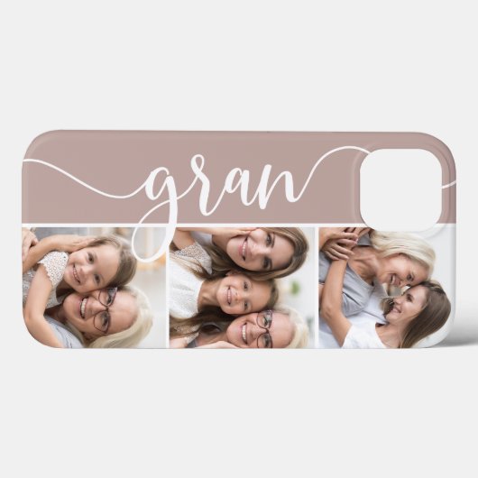 Gran Script Oma Foto Collage Case-Mate iPhone Hülle (Rückseite (Horizontal))
