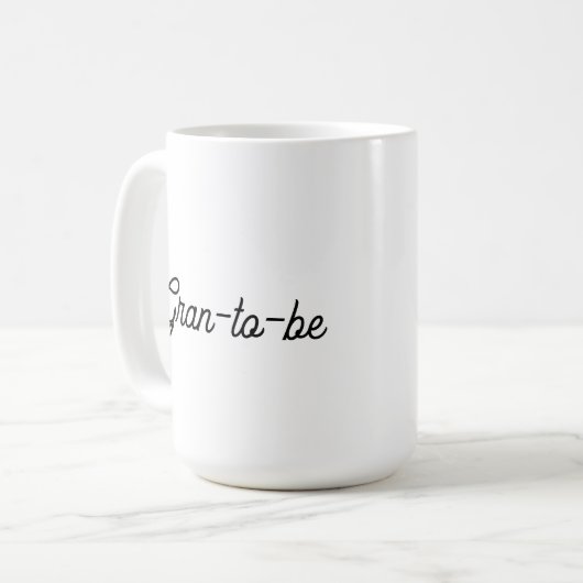 Gran-to-be  kaffeetasse (Vorderseite Links)