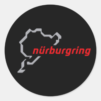Gran Turismo Nurburgring Nordschleif Gamer Driver Runder Aufkleber