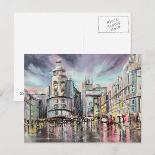 Gran über postkarte (Vorne/Hinten)