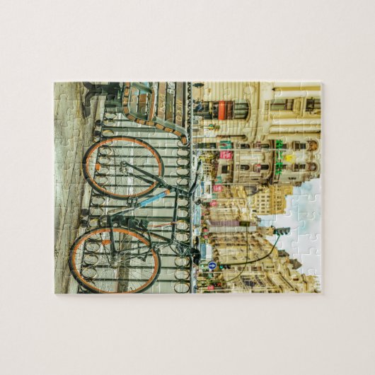 Gran über Straße, Madrid, Spanien Puzzle (Horizontal)