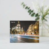 "Gran Via" Postkarte (Stehend Vorderseite)