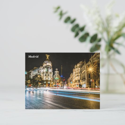 "Gran Via" Postkarte (Stehend Vorderseite)